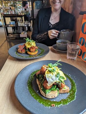 Vegan 'benedict' at Birdhouse in Sheffield