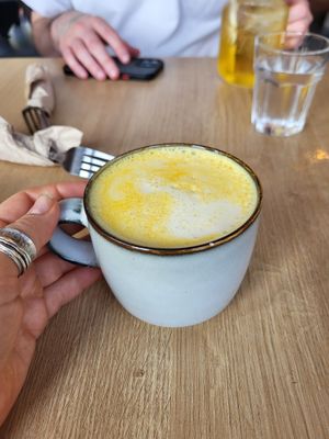 Turmeric Latte at Birdhouse in Sheffield