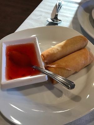 Veggie Spring Rolls at Blue Elephant in Bakersfield