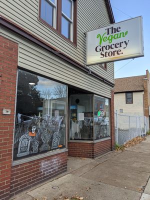 Outside of new location at The Vegan Grocery Store in North Tonawanda