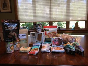 Some of our haul at The Vegan Grocery Store in North Tonawanda