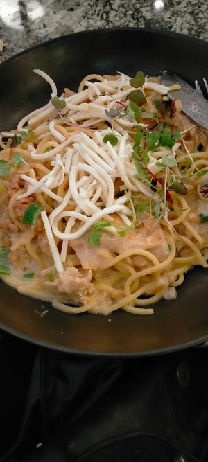 Pasta mock chicken at Caboolture Sports Club in Morayfield