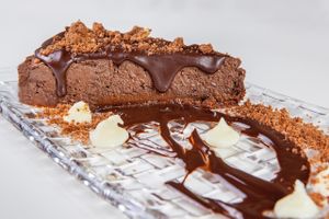 Tarta de chocolate at Les Maduixes in Valencia