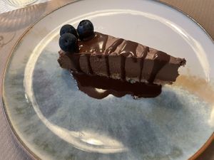 Chocolate cake  at Les Maduixes in Valencia