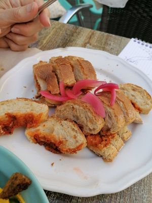 Prefou au pesto rouge (vegan) at ChaCha in Nantes