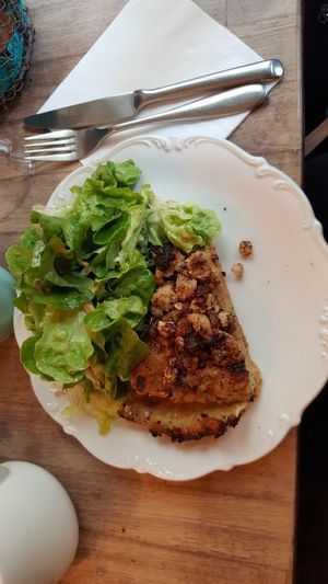 Quiche with nuts and cauliflower  at ChaCha in Nantes