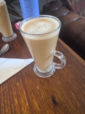 Oat latte   at Mojo's Music Cafe in Scarborough