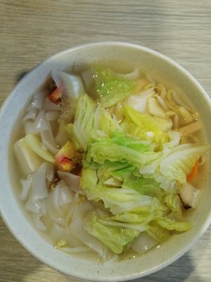 Tou fu kway teow at En Hui Vegetarian Food 恩惠素食 - Marsiling in North Singapore