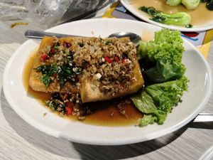 菜卜豆腐 at En Hui Vegetarian Food 恩惠素食 - Marsiling in North Singapore