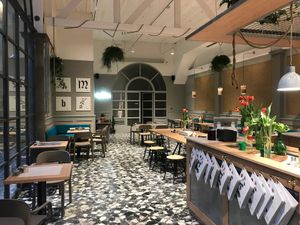 Seating area  at Shake Cafe - Camillo Cavour in Florence