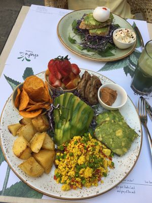 The vegan brunch plate 😍 at Shake Cafe - Camillo Cavour in Florence