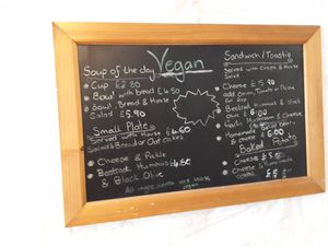 Vegan options at Darnley Coffee House in Stirling