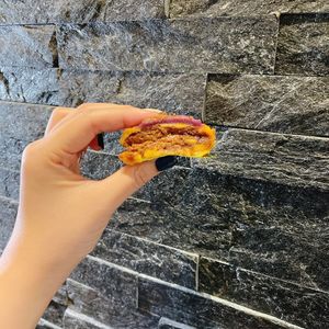 Lotus biscoff ang ku kueh- only available in 2021 xmas festive season!  at Kueh Ho Jiak 粿好吃 - Tanjong Pagar in Central Singapore