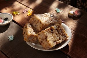 Vegan Yam Cake at Kueh Ho Jiak 粿好吃 - Tanjong Pagar in Central Singapore