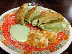 Fried dumplings at Jumon in Belfast