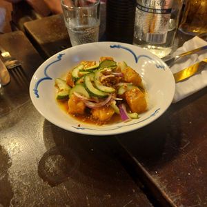 Kkanpoong tofu at Jumon in Belfast