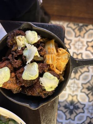 Crispy broccoli   at Jumon in Belfast