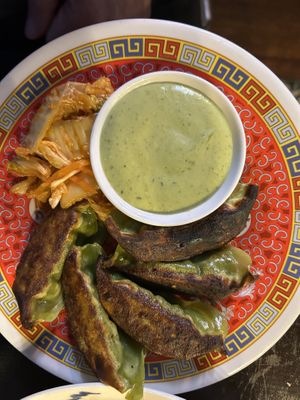 Dumplings  at Jumon in Belfast