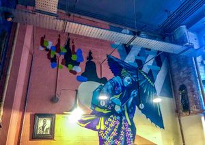 Wall art makes for a great style  at Jumon in Belfast