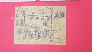 Sketch of Restaurant at Fiumefreddo Bio in Venice