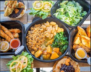 Quick glance of some selected items from the menue.  So many more options and more variety.  at Marees Sauces and Food in London