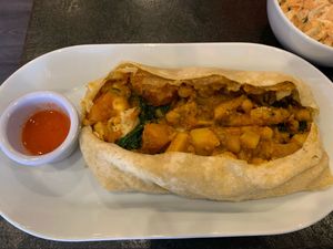 Roti massala  at Marees Sauces and Food in London