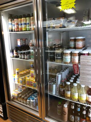 Refrigerated goods section at Whole Health For The Whole Family in Troy