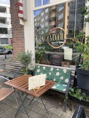 Veggie, front window  at Veggie in Rotterdam