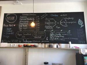 The card at Veggie in Rotterdam