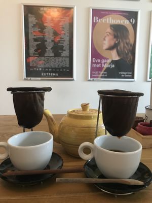 Brazilian coffee at Veggie in Rotterdam