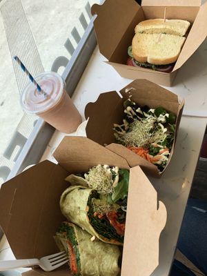 Two vegan meals! at Goddess Goods in Morro Bay