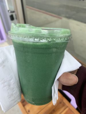 Jolly Green Giant Smoothie  at Goddess Goods in Morro Bay