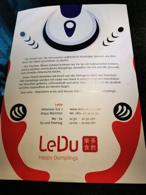  at LeDu Happy Dumplings & Noodle in Munich