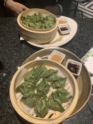 Vegan and Vegetarian dumplings  at LeDu Happy Dumplings & Noodle in Munich