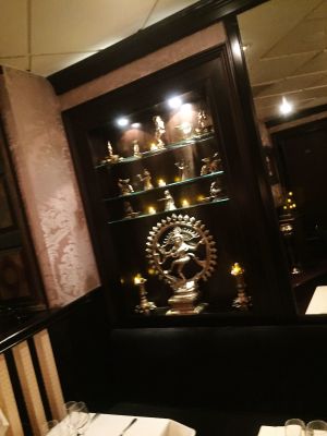 Beautiful interior of restaurant  at Ashiana in Neuilly-sur-seine