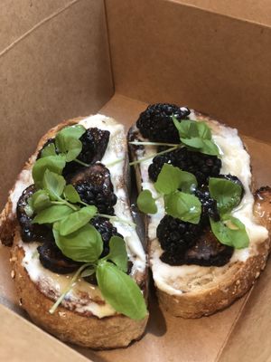 Seasonal toast  at Rooted Juicery + Kitchen - Downtown in Cincinnati