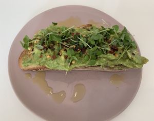 Avocado toast! at Rooted Juicery + Kitchen - Downtown in Cincinnati