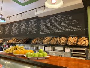 So many bagels! at Tompkins Square Bagels in New York City