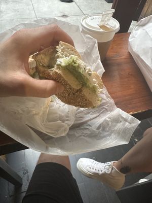   at Tompkins Square Bagels in New York City