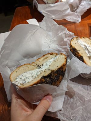  at Tompkins Square Bagels in New York City
