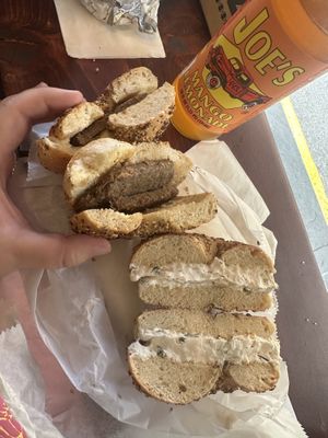   at Tompkins Square Bagels in New York City