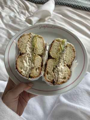 Salino  at Tompkins Square Bagels in New York City