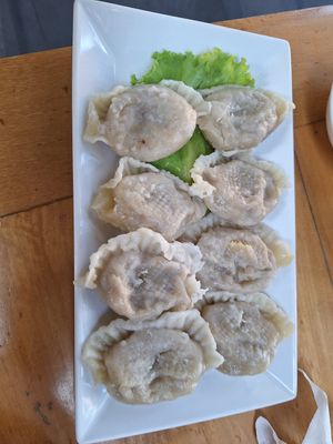 dumplings a bit bland at Vitking House in Siem Reap