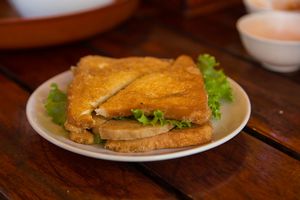 fried French toast at Vitking House in Siem Reap