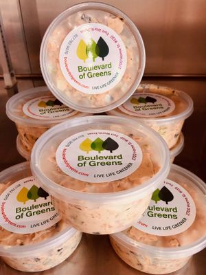 Deep Sea Dip, vegan tuna salad at Boulevard of Greens in Fort Worth