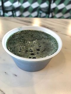 E3Live spirulina shot at Boulevard of Greens in Fort Worth