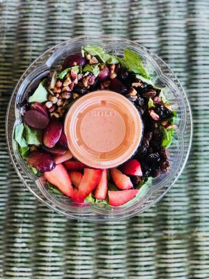 Big Berry Salad with house made strawberry vinaigrette.  at Boulevard of Greens in Fort Worth
