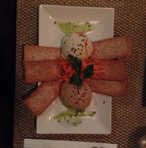 Crema di ceci e tofu at Ana Eva in Valencia