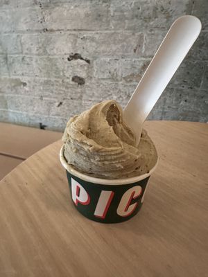 Vegan pistachio sorbet   at Piccolina Gelateria in Collingwood