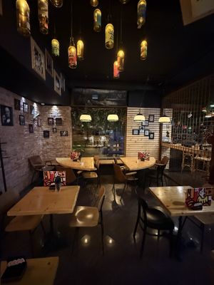 Inside  at Kavarna Tiskarna in Ljubljana